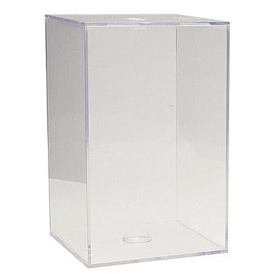 Clear Football BallQube Display Case