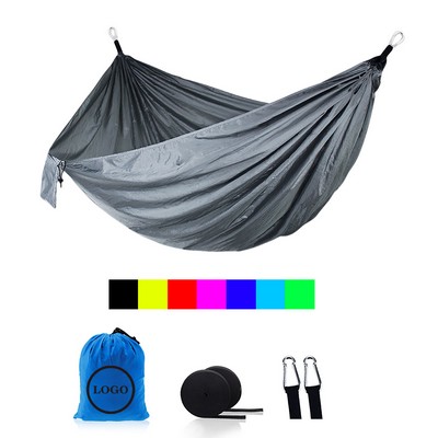 Single or Double Hammock for Outdoor and Indoor MOQ 10 PCS