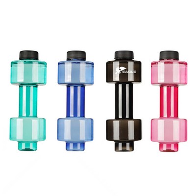 16 oz Dumbbell-Shaped Water Bottle