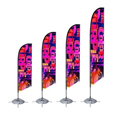 Double Sided Blade Sail Sign Flag Kit: Eye-catching Advertising Solution