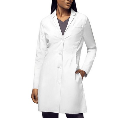 Wink™ Layers 35" Slate Women's Long Lab Coat