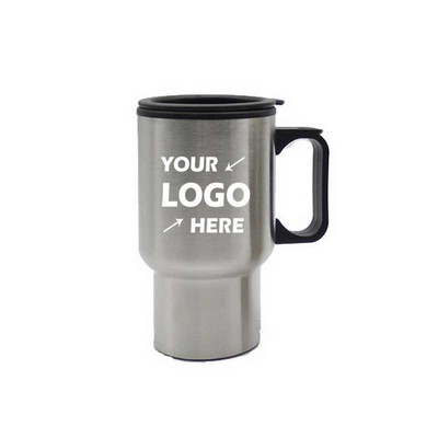 15 Oz Double Layer Stainless Steel Car Travel Coffee Cup