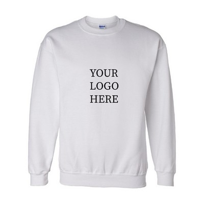 Gildan® DryBlend® Crewneck White Sweatshirt