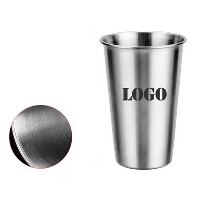 16 Oz Stainless Steel Pint Cup