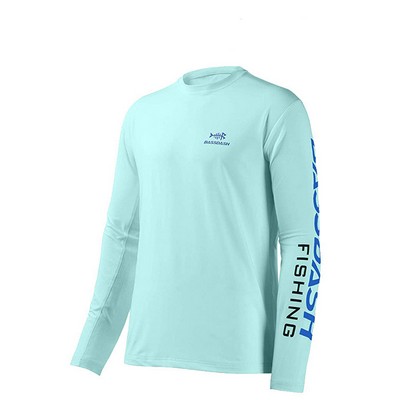 Fishing Shirt Round Collar Long Sleeve