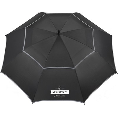 62'' RPET Golf Umbrella w/ Reflective Trim