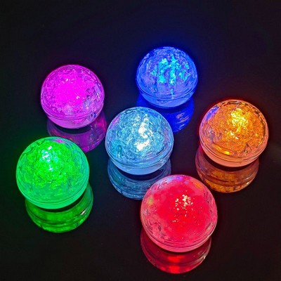 Ball Shape Seven Color LED Lightup Ice Cube