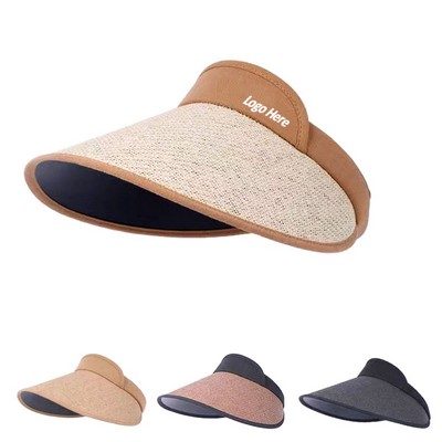 Packable Straw Brim Visor