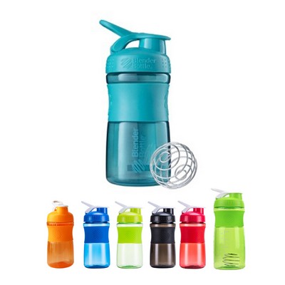 20oz Fitness Protein Power Shaker Bottle With Sillicone Sleeve