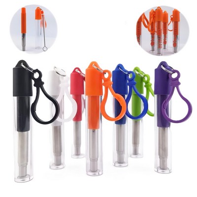 Retractable Straw with Case