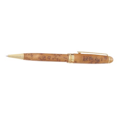 Executive Wooden Burl Wood Ballpoint Pen