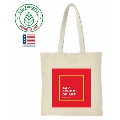 Freedom Canvas Grocery Tote Bag Made in USA Eco Friendly