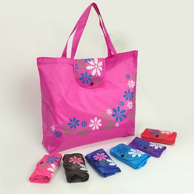 Foldable Reusable Grocery Shopping Tote Bags