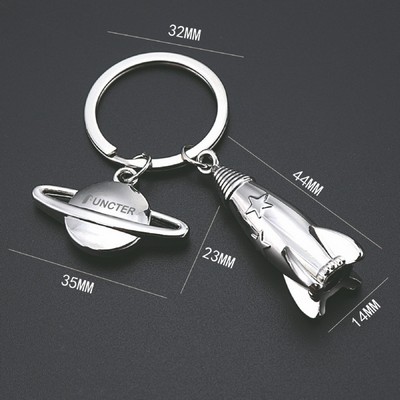 Rocket Key Chain Planet Keychain Party Gift