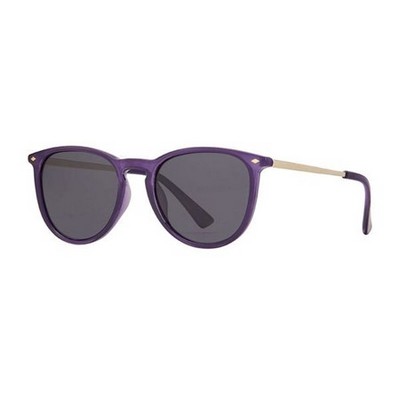 Aire Eco-Process Polarized Sunglasses w/Purple/Gold Frame