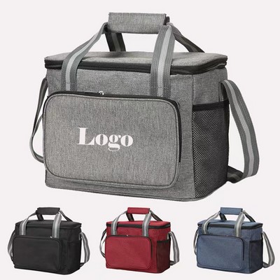 Large Reusable Insulated Cooler Lunch Bag