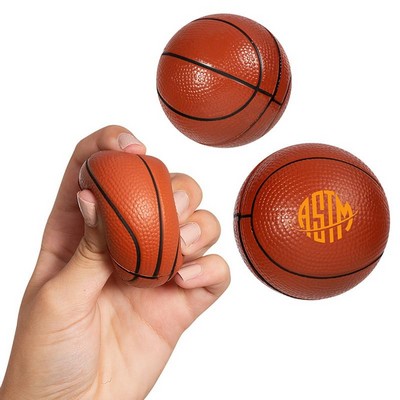 2.5'' Basketball Super Squish Stress Reliever