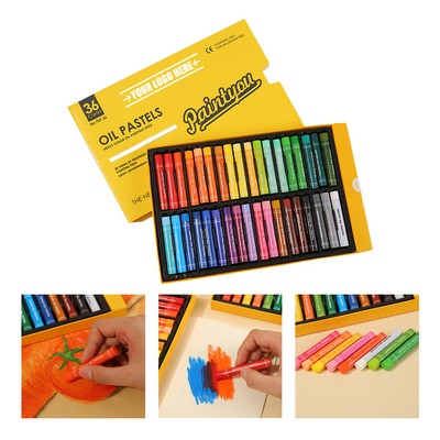 36 Pack Oil Pastels Crayons