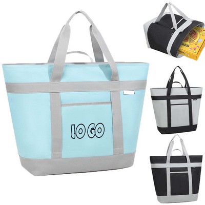 Insulated Reusable Shopping Tote Bag