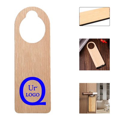 Wooden Double Sided Custom Door Hanger Tag