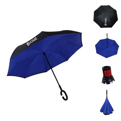 48" Arc Two-Tone Inversion Umbrella