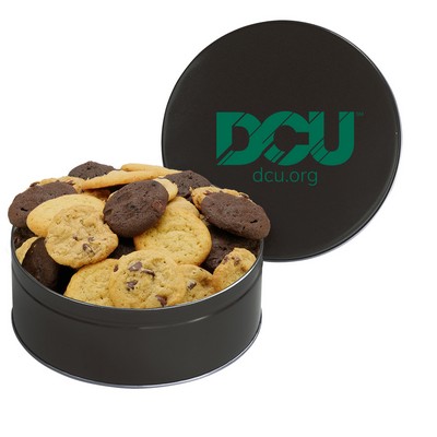 Large Gourmet Cookie Tin with 2" Cookies - Assorted