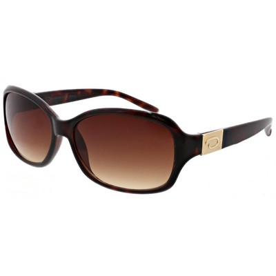 Oscar De La Renta Women's Dark Demi Sunglasses w/Metal Decoration