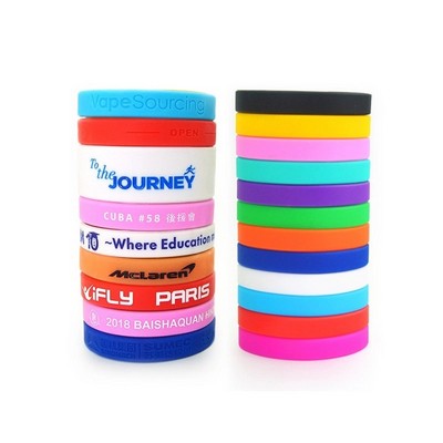 Rubber Glow Silicone Bracelets