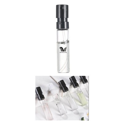 Mini Clear Glass Perfume Bottle