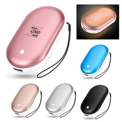 5200mAh Rechargeable Hand Warmer and Portable Power Bank