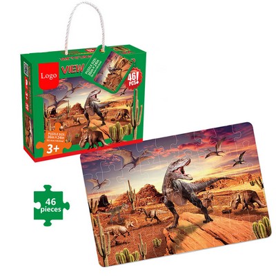 Extra-Thick 46-Piece Puzzle For Kids