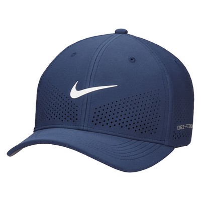 Nike® Dri-FIT ADV Rise Structured SwooshFlex Cap - Midnight Navy