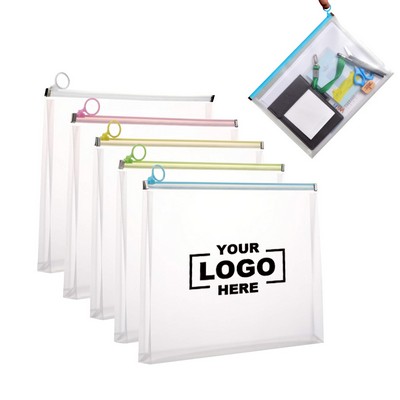 Clear Plastic Zip Envelopes for Letter Size Documents