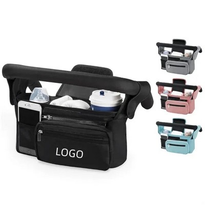 Stroller Organizer with Insulated Cup Holder