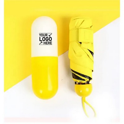 Compact and Lightweight Capsule Style Mini Umbrella