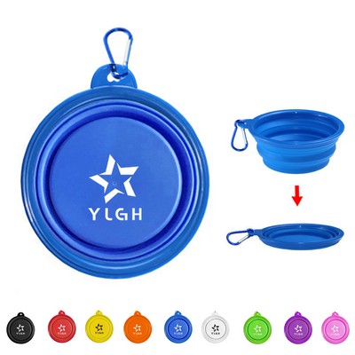 Colorful Collapsible Pet Food Bowl