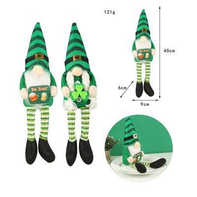 St. Patrick's Day Long Leg Gnome Dolls