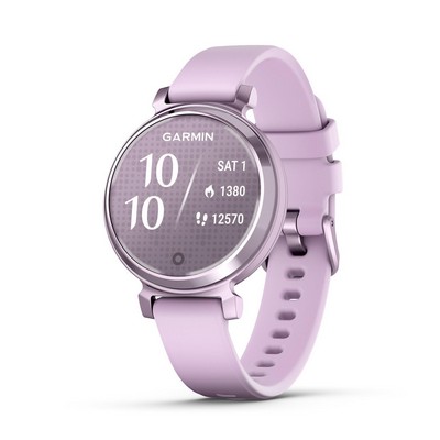 Garmin® Lily 2 Smartwatch Metallic Lilac W/ Lilac Silicone Band