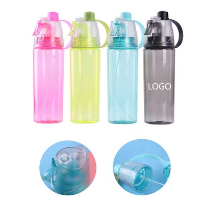 Portable Sports Spray Water Bottle