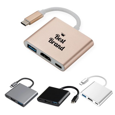 Type-C USB Hub with HDMI Converter Port