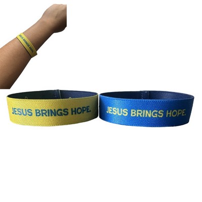 Sublimated 5/8" Wide Elastic Wristband