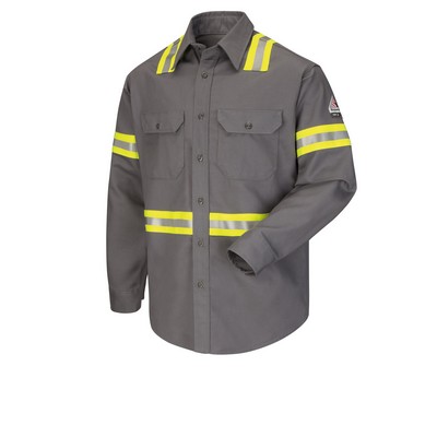 Bulwark - Uniform Shirt - Men's Enhanced Vis Uniform Shirt - Grey