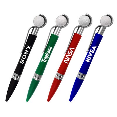 Golf Ball Ballpoint Custom Pens - Sports & Golf Promotions