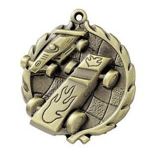 Medal, "Pinewood Derby" - 1 3/4" Wreath Edging