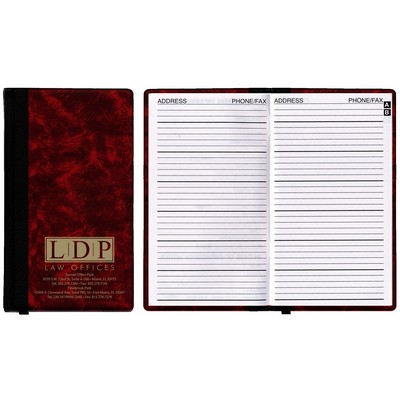 Address Book Florence Designer Hard Cover Planner