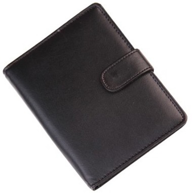 Leather Pocket Book Solar Calculator