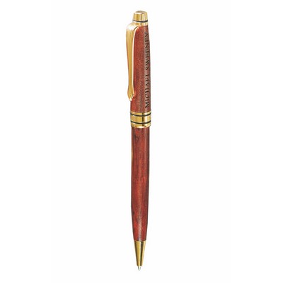 Impella™ Wood Twist Action Ballpoint Pen