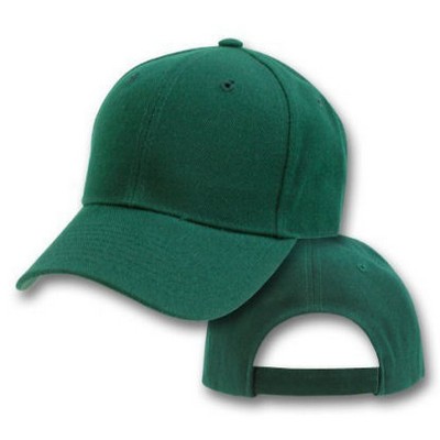 Big Size Green Structured Adjustable Cap 2XL - 4XL