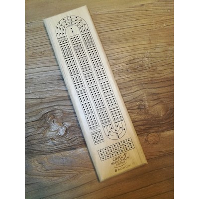 3-Track Wood Cribbage