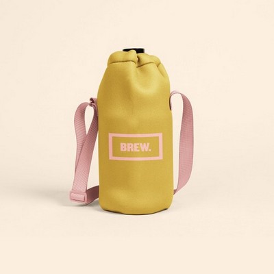 Neoprene Growler Cover w/Drawstring Closure